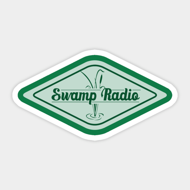 Swamp Radio logo tee Sticker by swampradiojax
